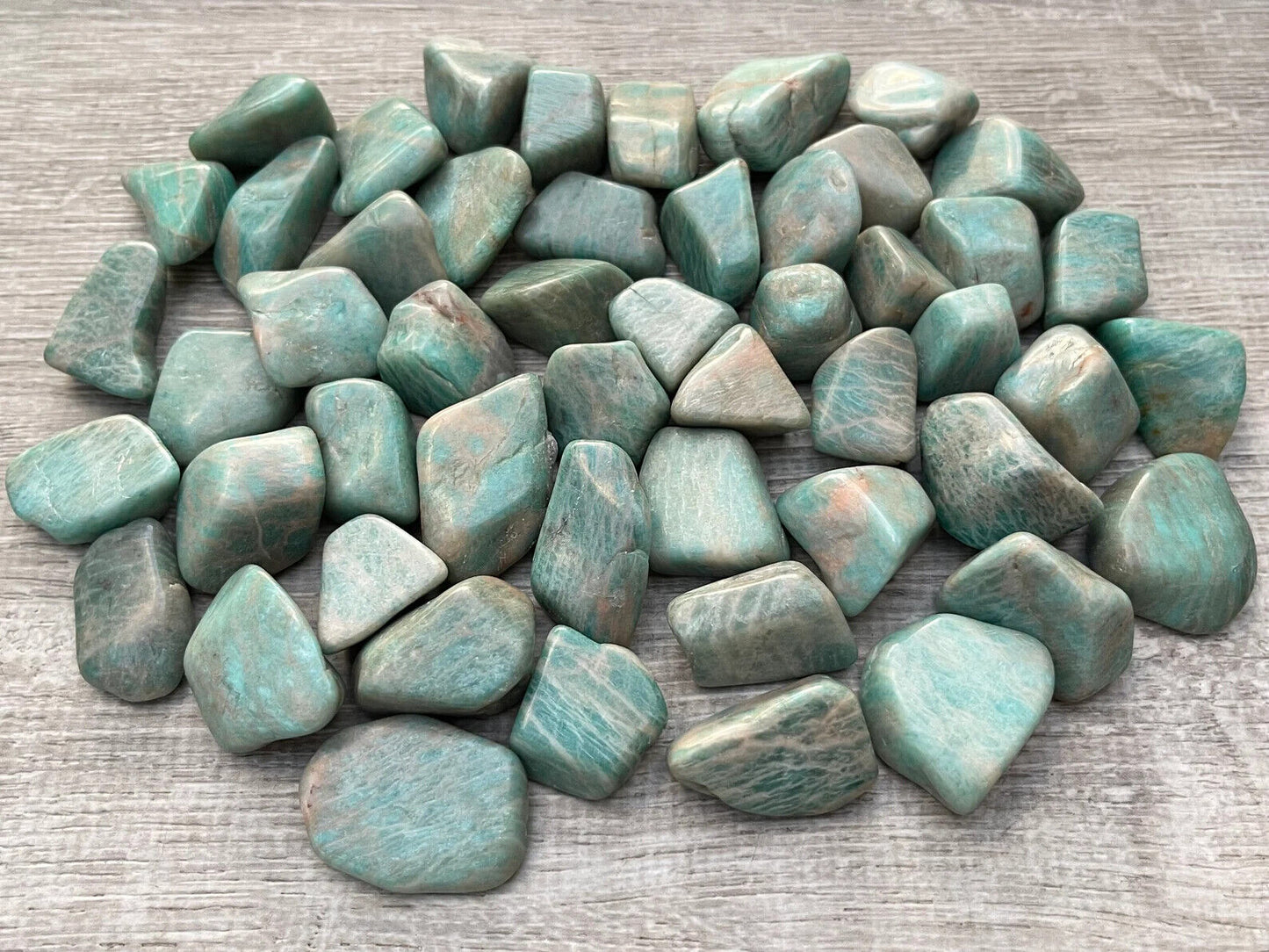 1/2 Lb Lot Tumbled Stones, 0.75-1.25" Crystal Healing Stones, Choose Stone Type