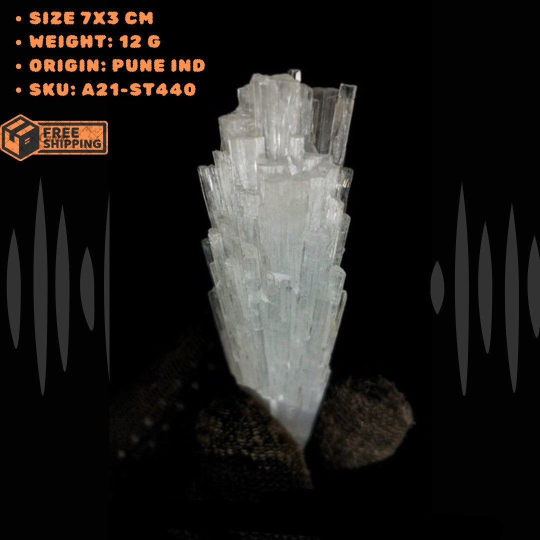 12g Scolecite Crystal Cluster | Natural Healing Stone | Peace & Positivity