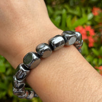 Wholesale Grade A++ Gemstone Nugget Bracelet, Choose from 18 Gemstone Types