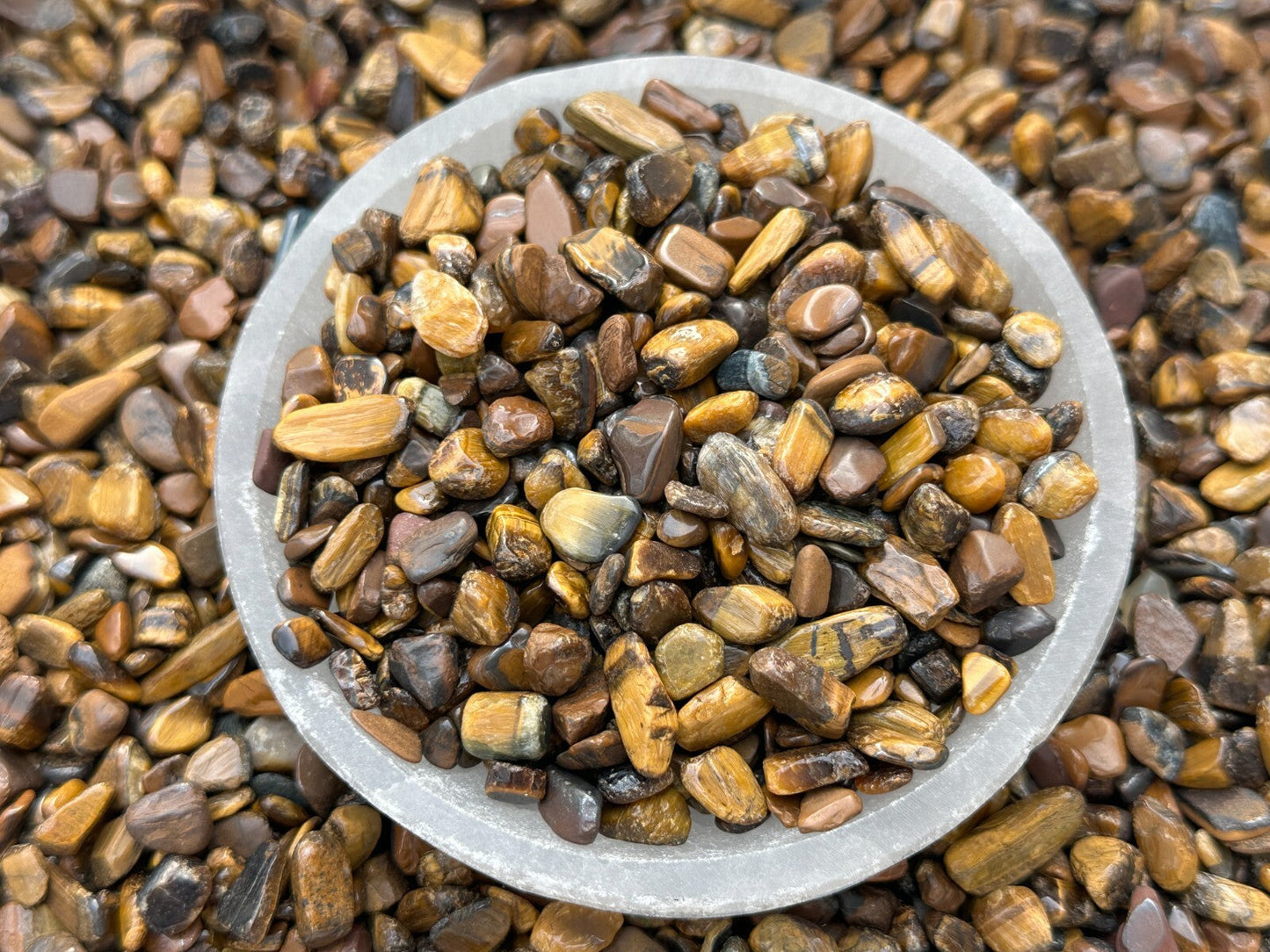 Grade A++ Semi Tumbled Gemstone Mini Chips 3 - 18 mm, Choose From 4 oz to 3 lbs