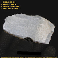 Apophyllite Quartz Healing Cluster 150g Natural Raw Mineral Specimen 8x4 cm