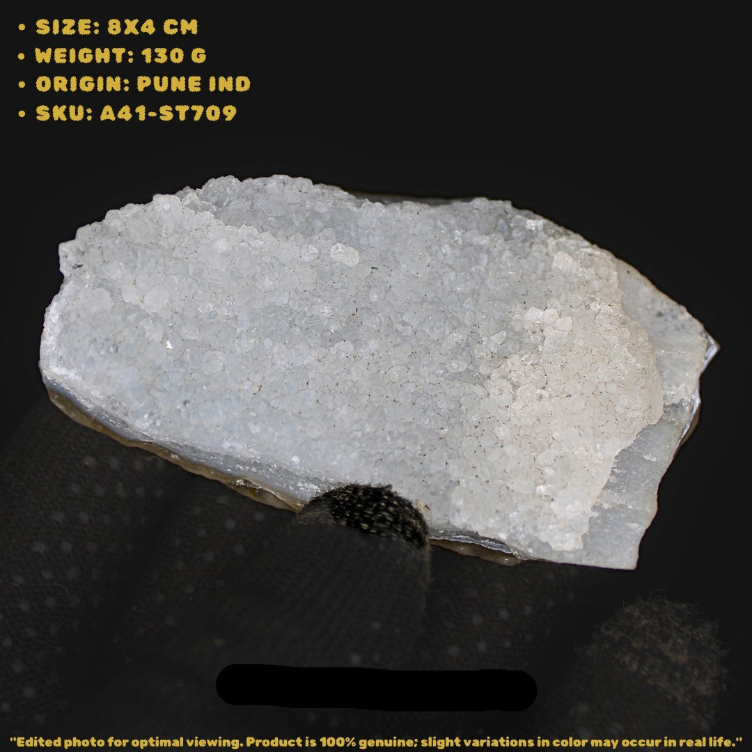 Apophyllite Quartz Healing Cluster 150g Natural Raw Mineral Specimen 8x4 cm