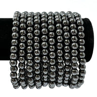 6 mm Bead Gemstone Bracelets BUY 3 GET 1 FREE - Dainty Stretch Crystal Bracelets