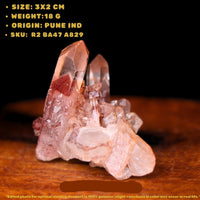 Mini Phantom Clear Quartz 18g Third Eye Meditation Reiki Healing Crystal