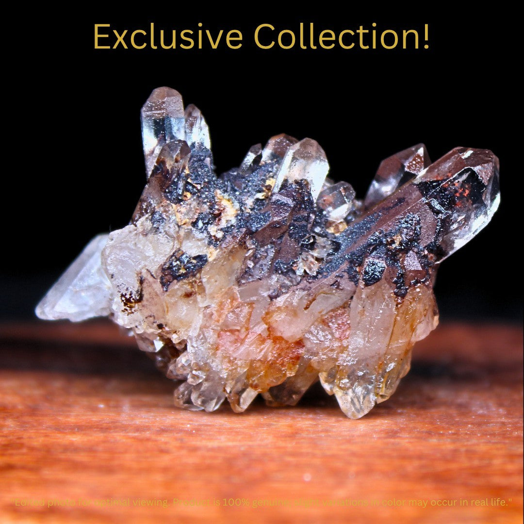 Phantom Quartz Crystal 18g Rare Inclusion Mineral Specimen from India