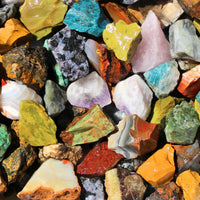 Madagascar Mix - Rough Rocks for Tumbling - Bulk Wholesale 1LB options