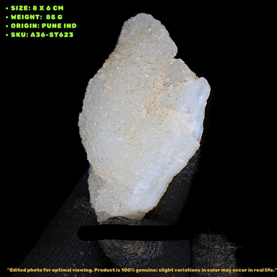 85g Apophyllite Crystal Cluster | Rare Natural Mineral Specimen from India