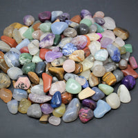 Assorted Mixed Tumbled Stones 1 lb Wholesale Bulk Lot MEDIUM Chakra Reiki 16 oz