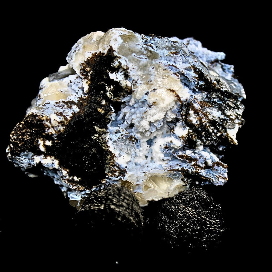 Calcite with Rainbow & Mordenite 60g | Healing Crystal Energy Stone India