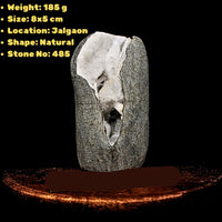 185g Scolecite Geode Cabinet Specimen with Radiating Needles from India