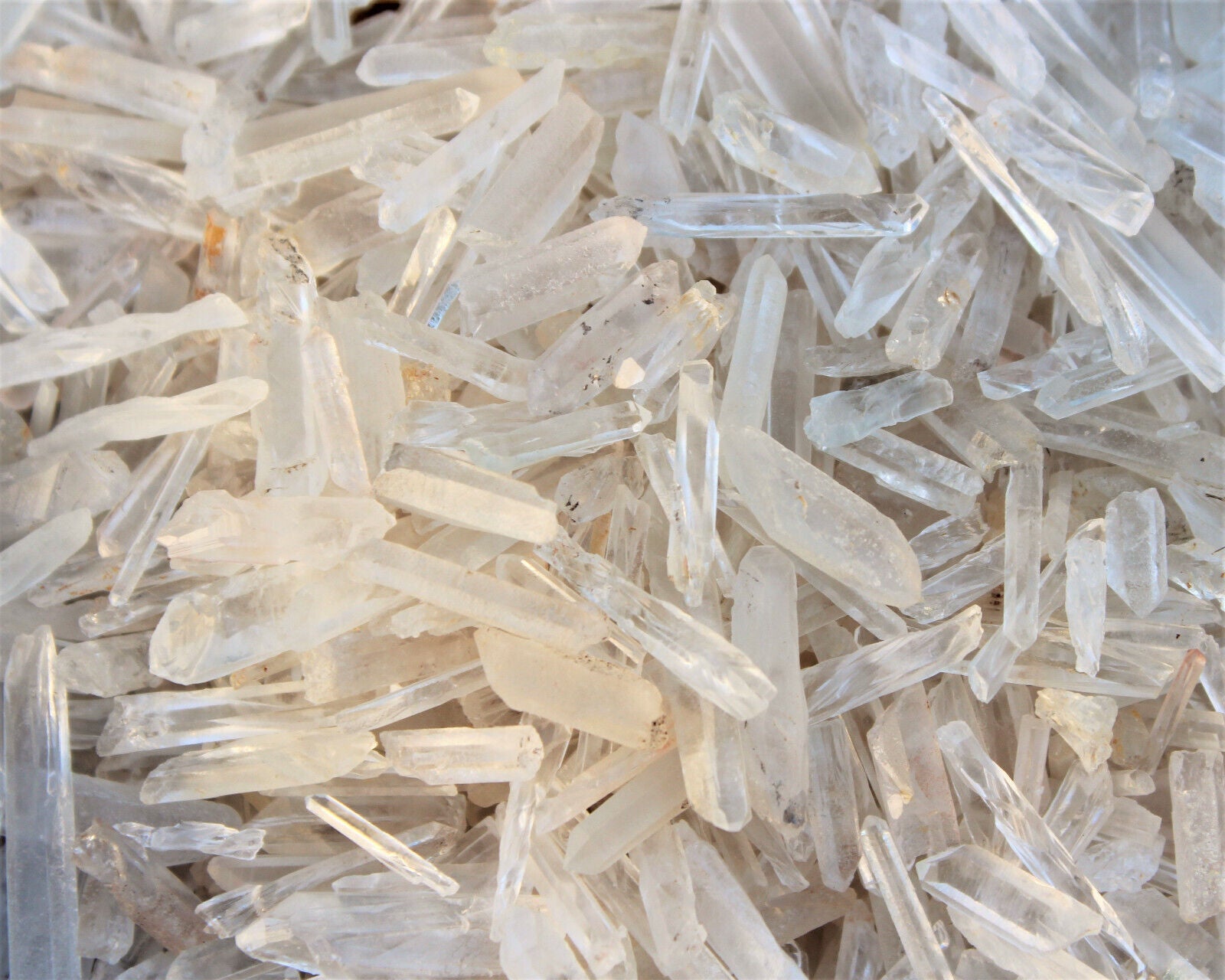Matchstick / Jewelry Quartz Points: Tiny Natural Crystals (Wholesale Bulk Lots)