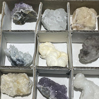 Bulk Wholesale Lot 24 Piece Flat Zeolite Crystal Collection - Rough Raw Crystals