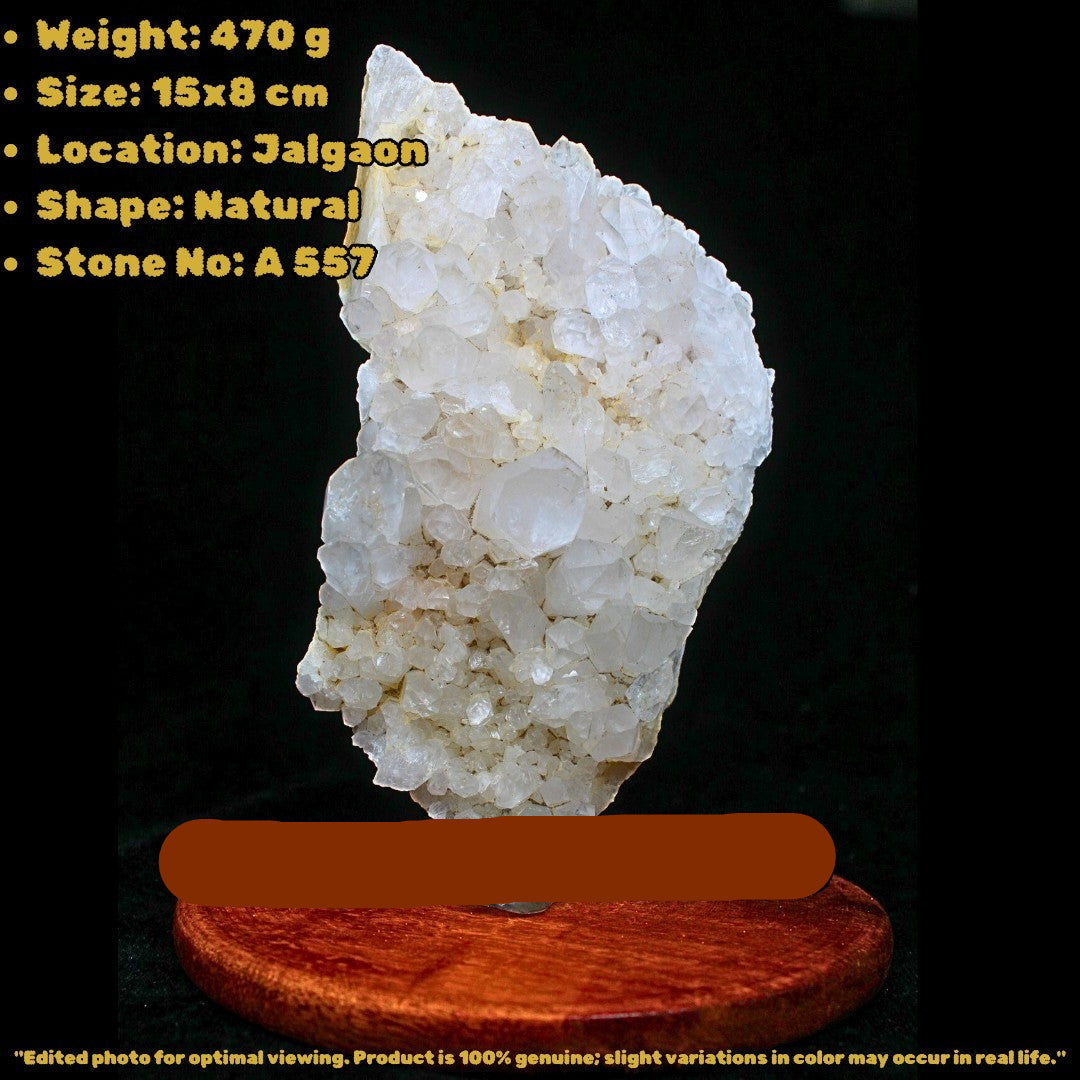 Himalayan Quartz with Golden Rutile 470g Rare Mineral Specimen from India