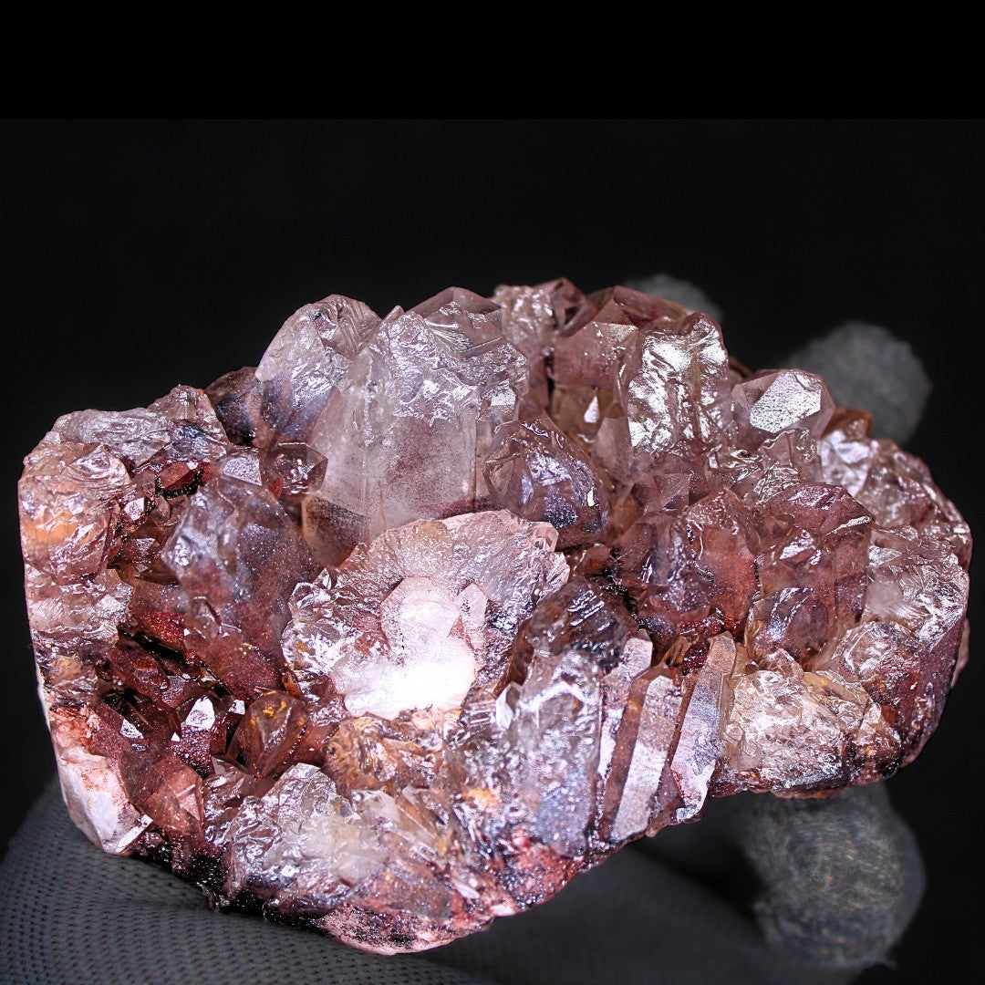 Phantom Clear Quartz Cluster 450g 11x7cm Rare Layered Crystal Mineral Display