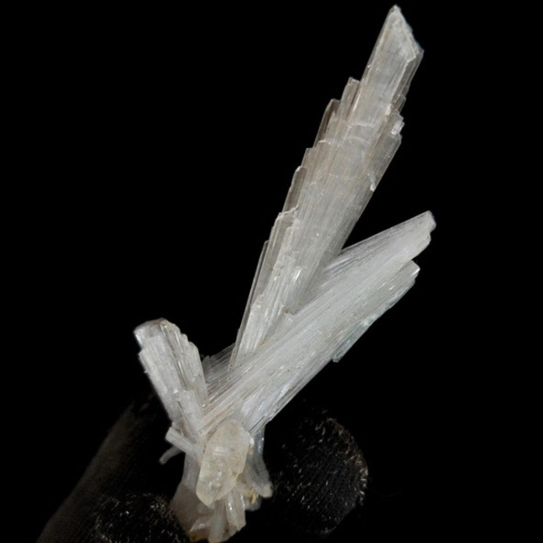 Natural Scolecite Healing Cluster 15g White Zeolite Mineral from India