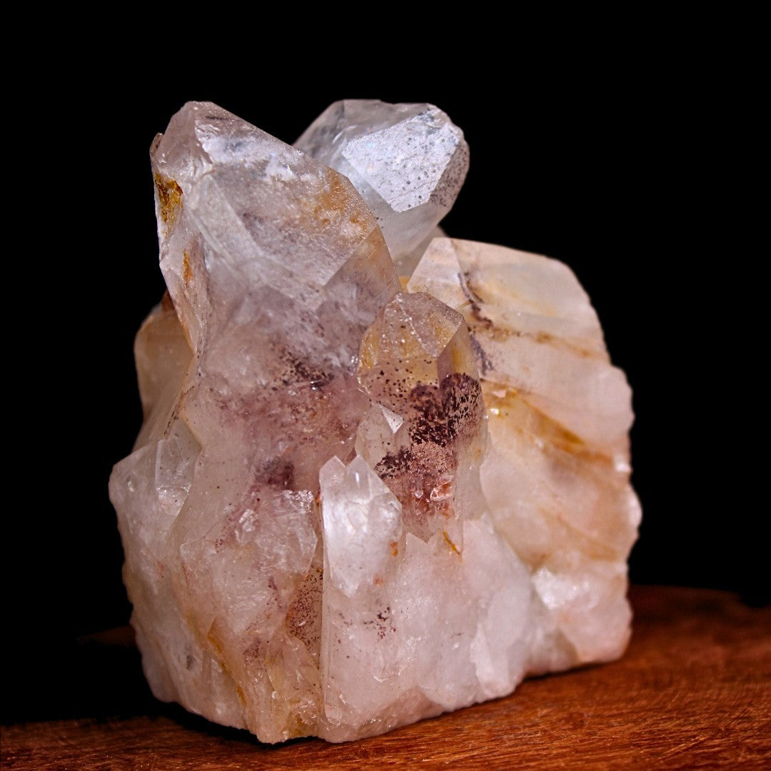 Phantom Quartz Crystal 178g 6x5 cm Natural Raw Cluster Energy Stone India