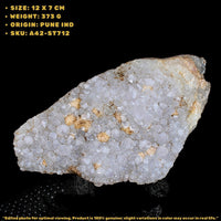 Natural Amethyst Cluster 373g 12x7cm Raw Brazil Quartz Crystal Gemstone