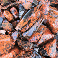 Raw Natural Mahogany Obsidian Crystals - Choose How Many - Raw Obsidian Stones