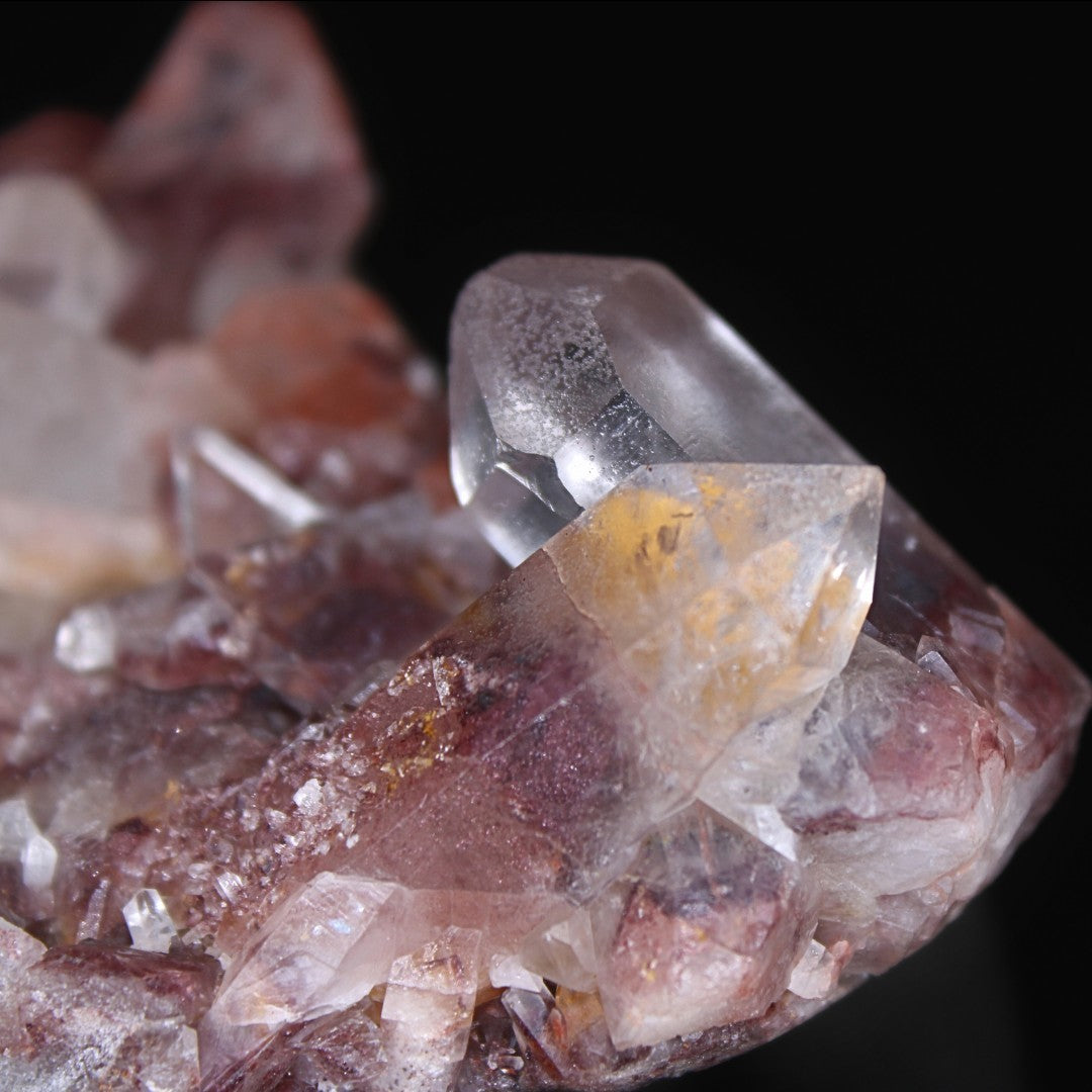 Phantom Quartz Cluster 510g 14x8 cm Rare Natural Crystal Healing Specimen