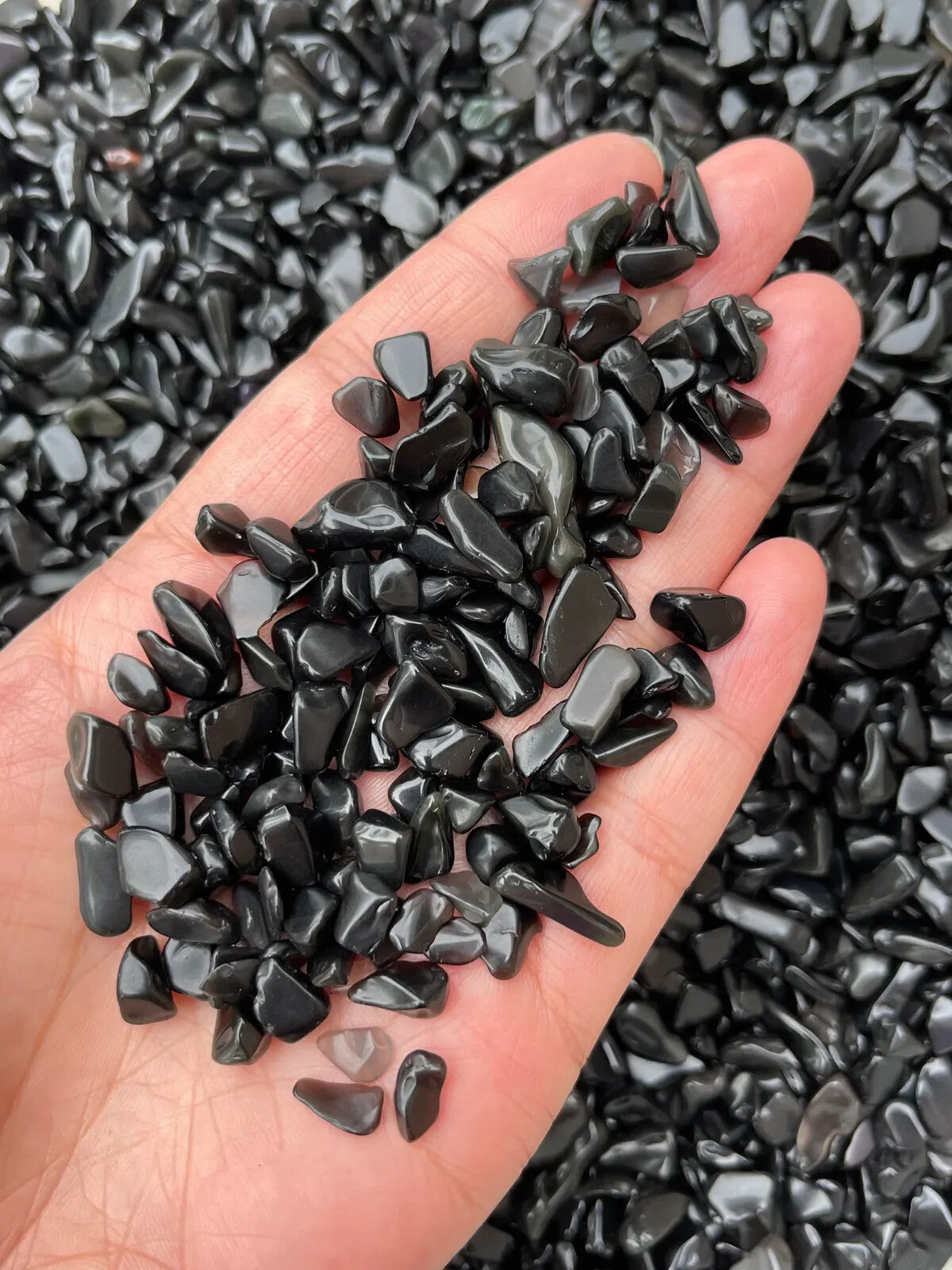 Grade A++ Semi Tumbled Gemstone Mini Chips 3 - 18 mm, Choose From 4 oz to 3 lbs