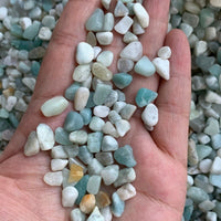 Grade A++ Semi Tumbled Gemstone Mini Chips 3 - 18 mm, Choose From 4 oz to 3 lbs