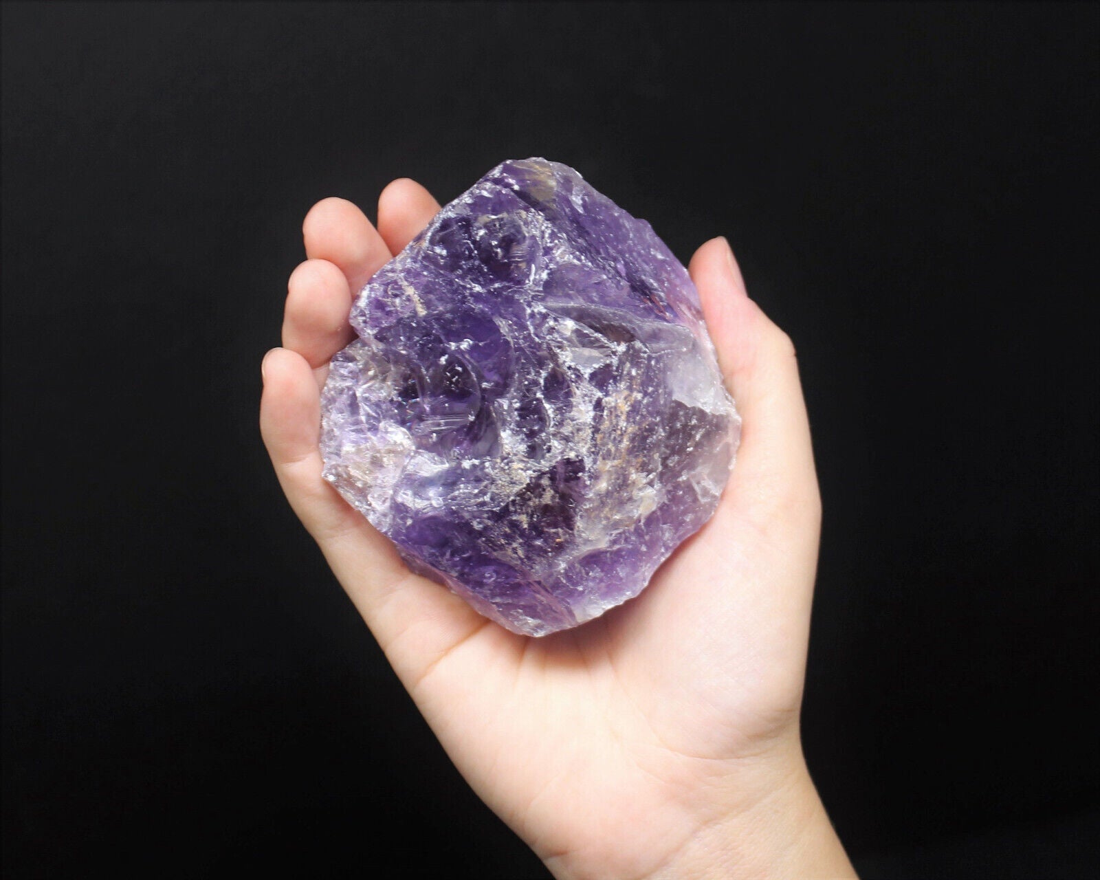 JUMBO Rough Natural Amethyst Chunks, Huge Raw Purple Amethyst Crystals (Brazil)