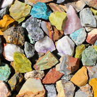 Madagascar Mix - Rough Rocks for Tumbling - Bulk Wholesale 1LB options