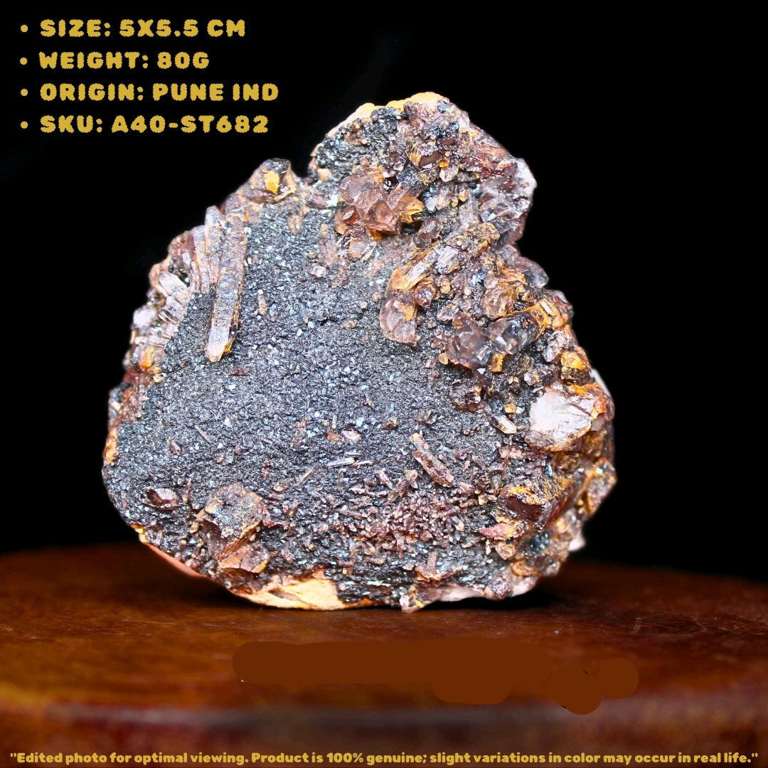 Phantom Quartz Cluster 80g Natural Raw Crystal Specimen 5x5.5cm Healing Mineral