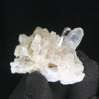 Natural Clear White Quartz Crystal 90g Transparent Mineral from India