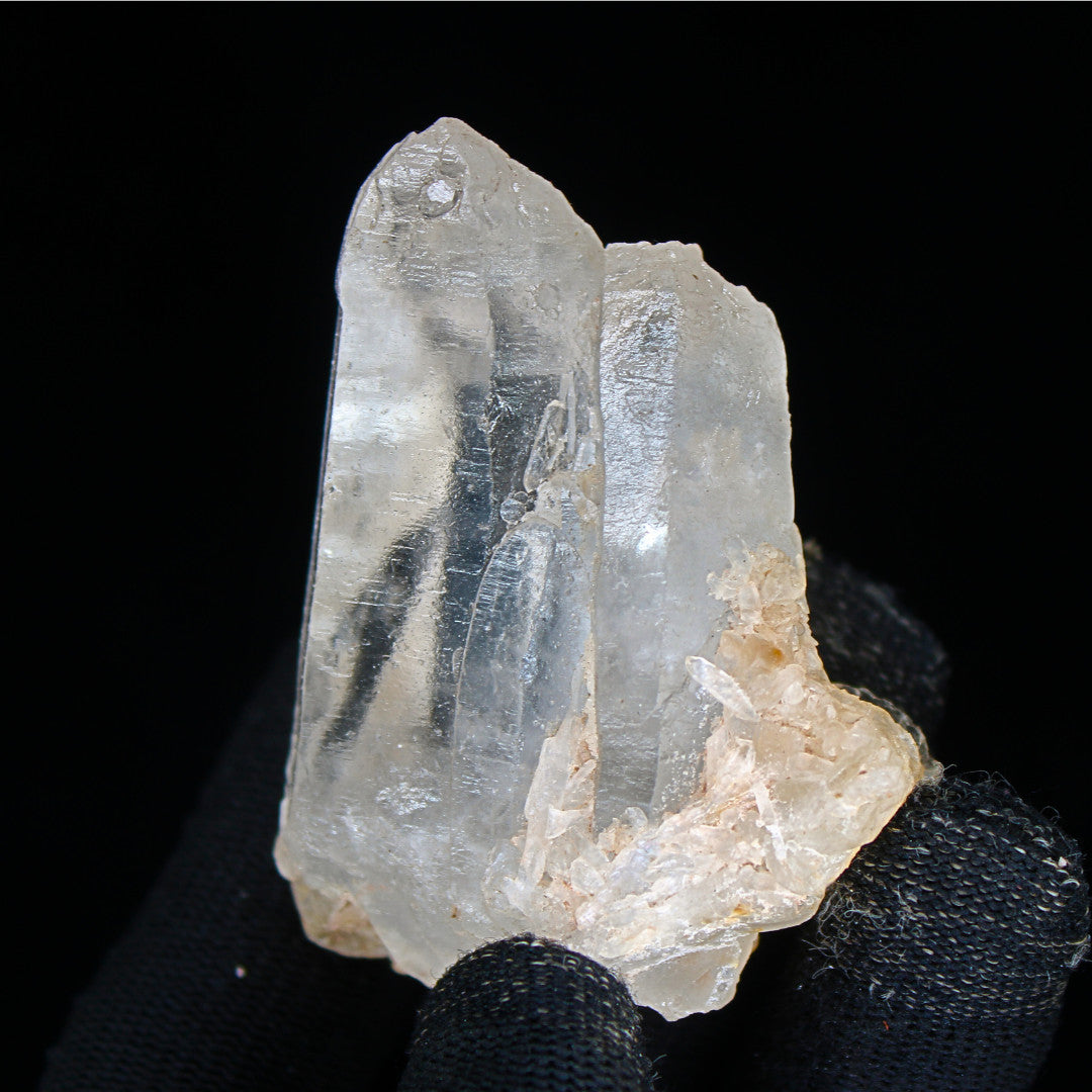 85g Himalayan Star Seed Golden Healer Quartz Clear Crystal Cluster Wand