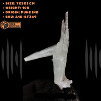 Natural Scolecite Crystal 10g White Zeolite Mineral from India