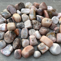 1/2 Lb Lot Tumbled Stones, 0.75-1.25" Crystal Healing Stones, Choose Stone Type