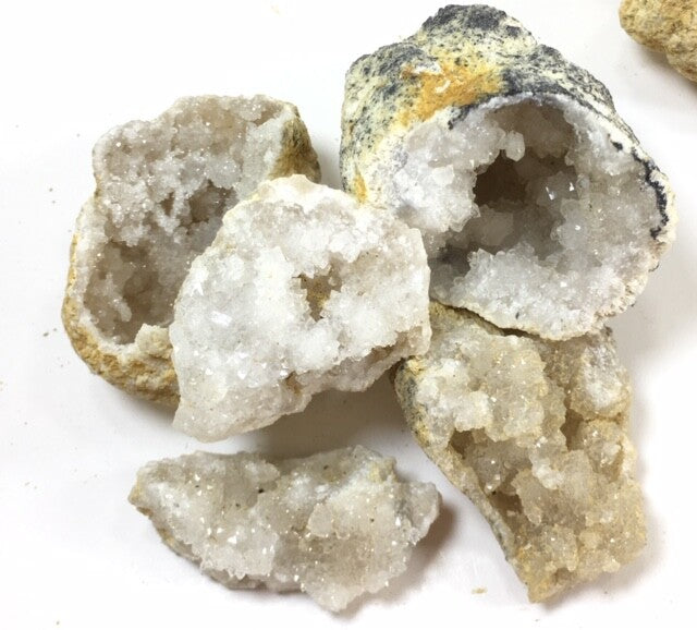40 Break Your Own Geodes Quartz Crystals Druzy Bulk Pack - Whole Moroccan 1.5