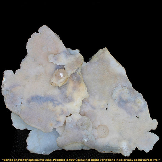 White Chalcedony Quartz Cluster 976g Natural Raw Crystal Mineral 22x16 cm