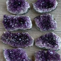 Deep Purple Amethyst Cluster From Uruguayan, Amethyst Geode, Raw Amethyst