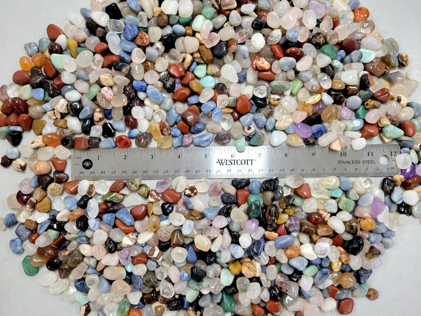 Mini Tumbled Gemstones Brazilian Mix Bulk Natural Crystals Small Stones Lot