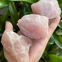 Large Rose Quartz Rough Natural Stones, 2.5"-6" Raw Rose Quartz, Pick A Weight