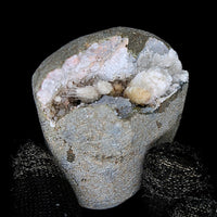 Scolecite Geode 118g Natural Reiki Stone for Calm Meditation Energy