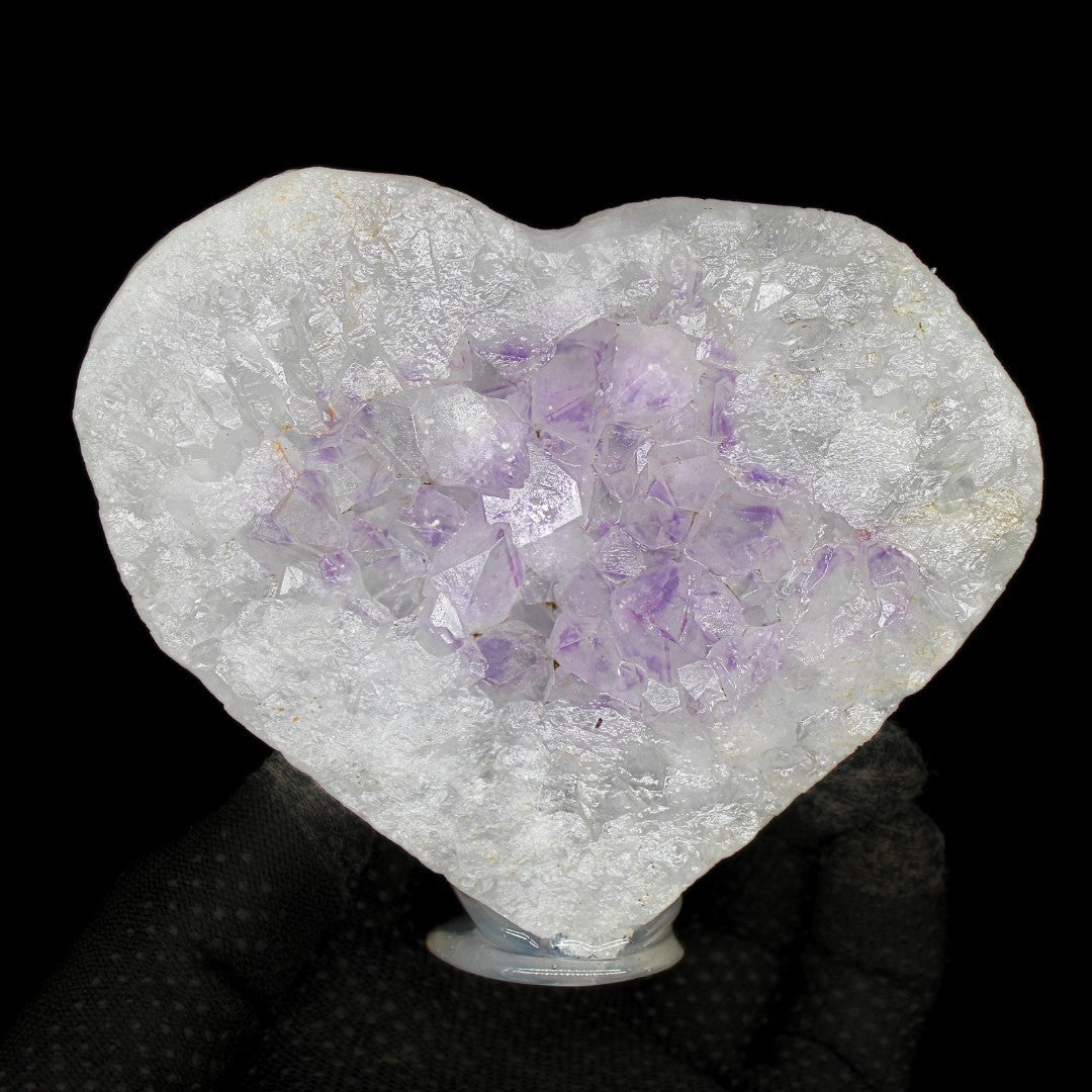 Amethyst Heart Cluster 707g Reiki Healing Crystal Crown Chakra Stone