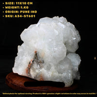 1kg Apophyllite Cluster for Reiki Healing Energy Chakra Meditation