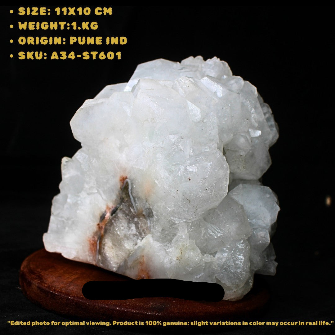1kg Apophyllite Cluster for Reiki Healing Energy Chakra Meditation