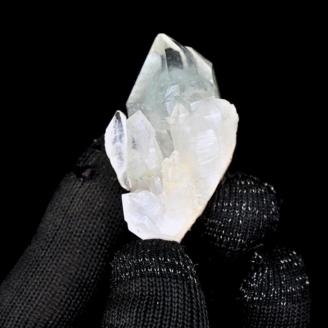 Natural Green Inclusion Clear Quartz Cluster 30g | Mineral Healing Specimen