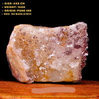 Natural Phantom Clear Quartz Crystal 168g | 6x5 cm | Rare Healing Cluster Stone