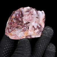 Natural Phantom Clear Quartz Healing Cluster Stone 110g 6x5 cm Crystal