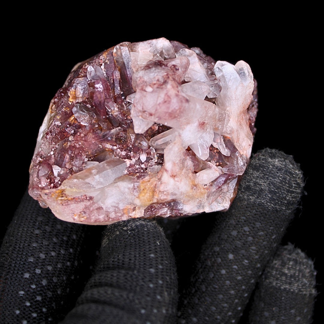 Natural Phantom Clear Quartz Healing Cluster Stone 110g 6x5 cm Crystal