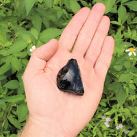 Raw Natural Black Obsidian Crystals: Choose How Many Pieces - Rough Obsidian