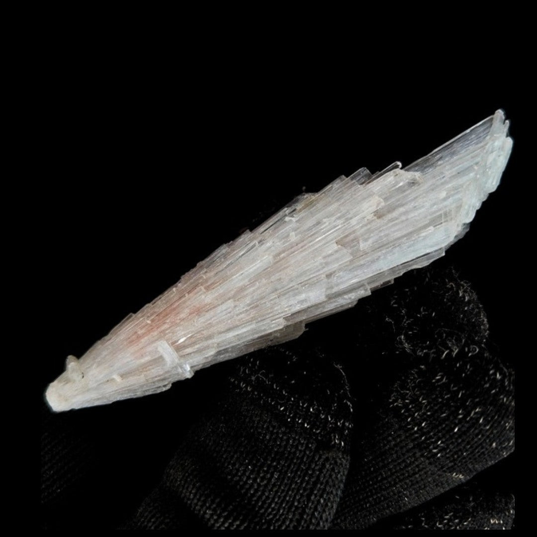 Rare 14g Scolecite Spray Crystal Specimen 8x2x1 cm Zeolite Mineral India