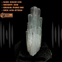 Natural Scolecite Cluster 30g White Zeolite Crystal Mineral from India