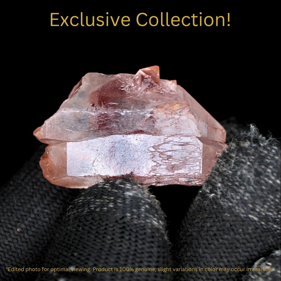 Phantom Quartz Crystal 15g Mineral Specimen with Visible Inclusions 3x2cm