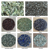 Grade A++ Semi Tumbled Gemstone Mini Chips 3 - 18 mm, Choose From 4 oz to 3 lbs
